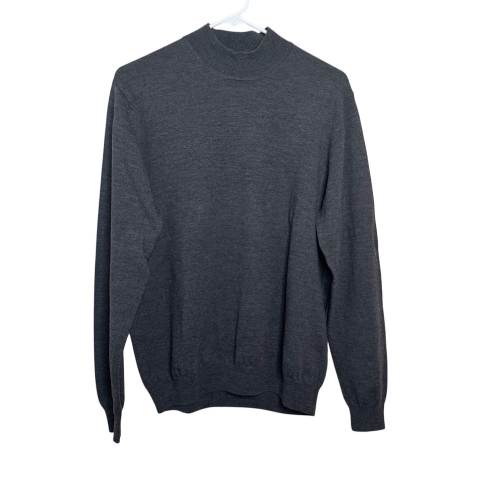 Men’s Brooks Brother’s Extra Fine Italian Merino Mockneck Sweater